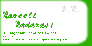 marcell madarasi business card